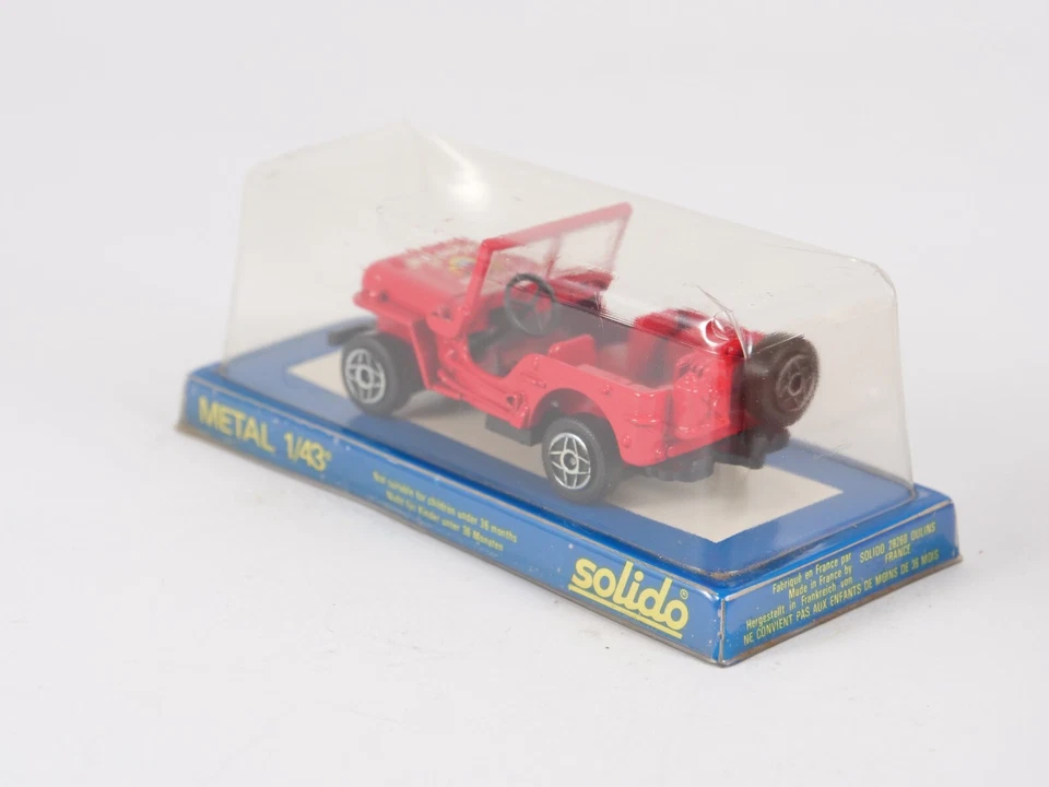 Solido 1/43 Jeeps Willys Bobby Firefighter - Image 4 of 4