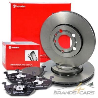 BREMBO BREMSSCHEIBEN +BELÄGE VORNE FÜR AUDI A1 8X SEAT IBIZA SKODA FABIA VW POLO - Bild 1 von 4