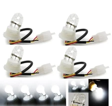 4pcs White 160W & 120W HID Flash Strobe Spare Replacement Bulbs Tube Light 12V