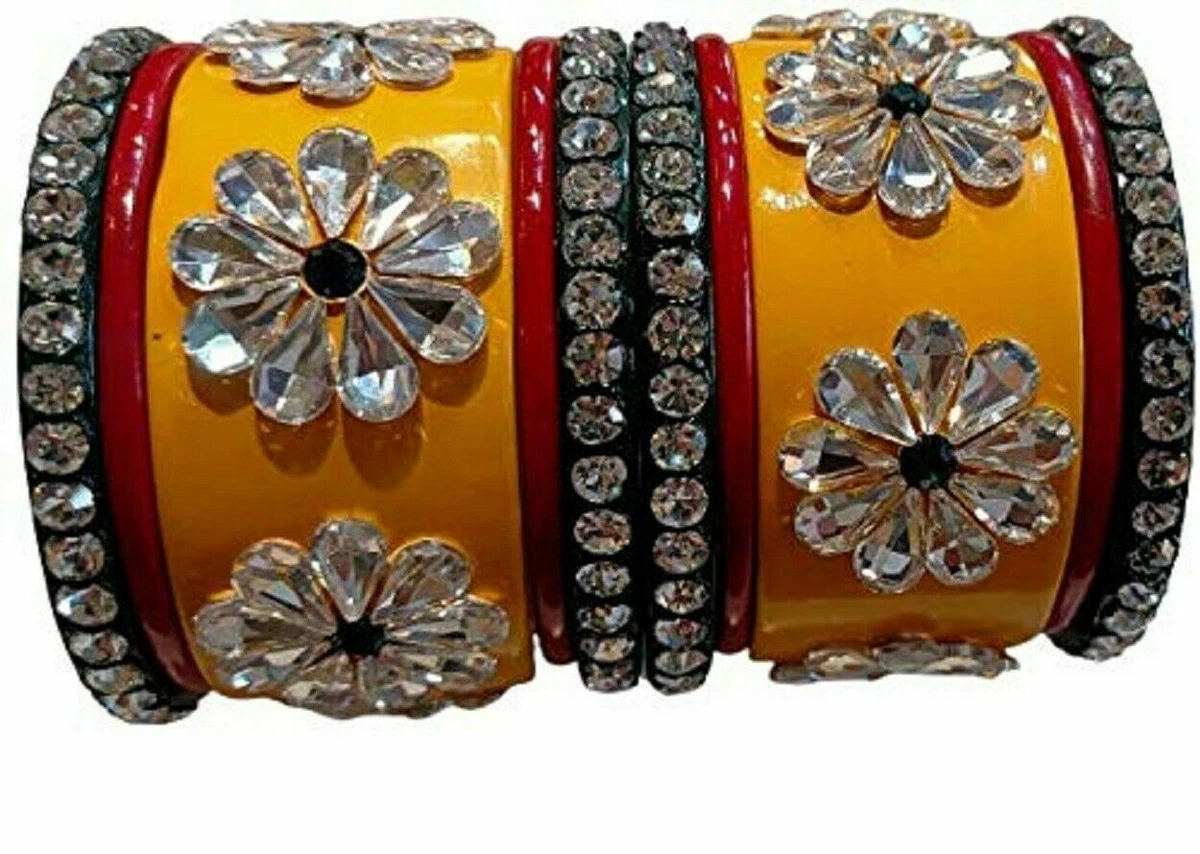 Indian Traditional Handcrafted Flower Design Rajasthani Lakh