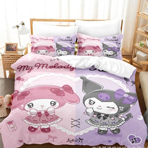 Copripiumino trapuntato KT Kuromi Melody federa Pompompurin Cinnamoroll - Foto 34 di 42