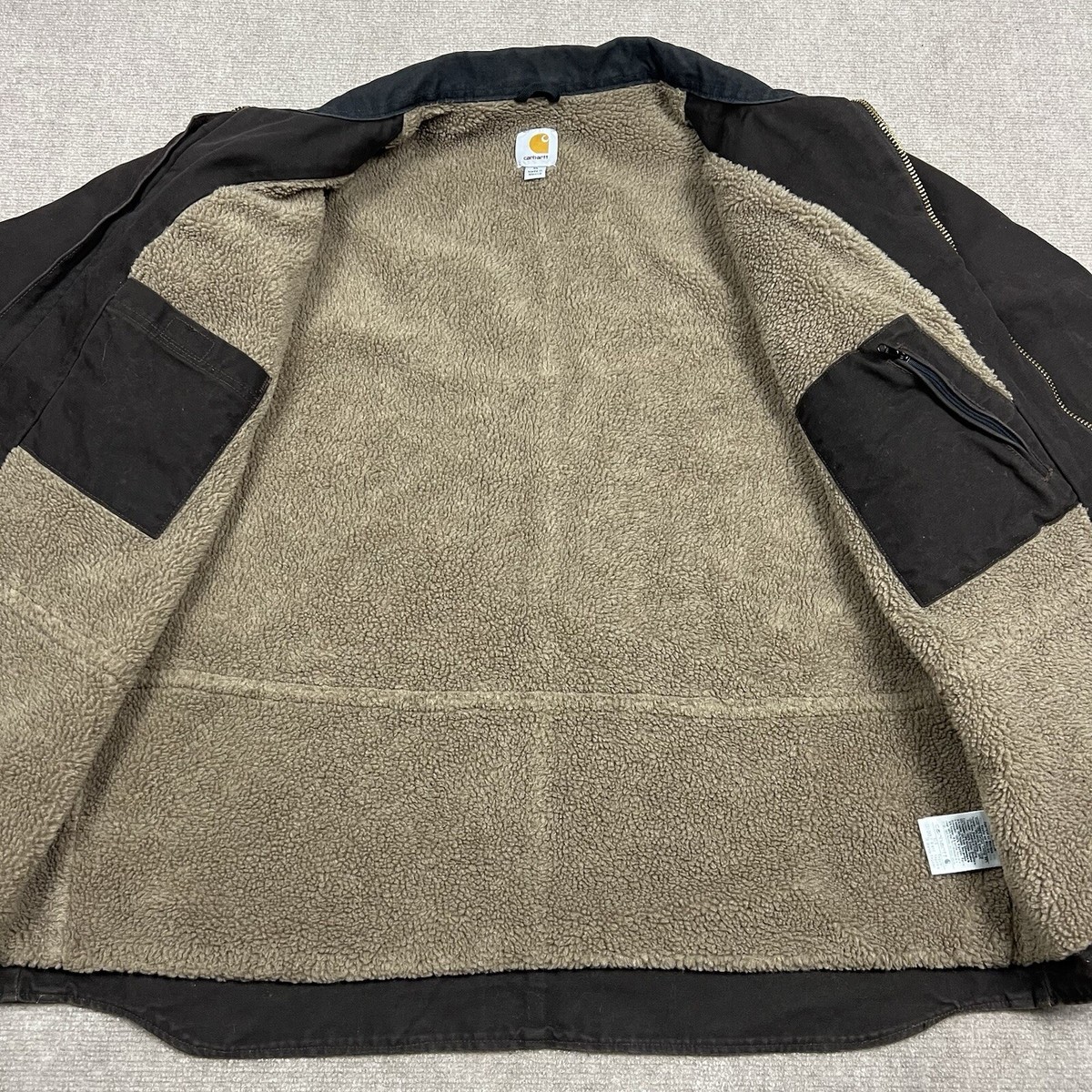 Vintage Carhartt Workwear Jacket C61 DKB Duck Canvas Mens XL