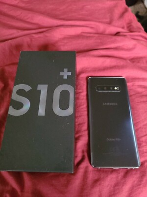 CRACK Still works great , Samsung Galaxy S10+128GB   Verizon  - Prism Black