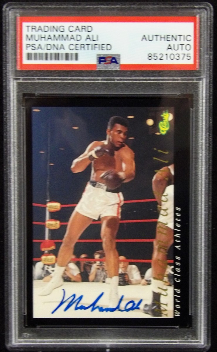 Muhammad Ali Signed 1992 Classic Card PSA Authenticated | eBay