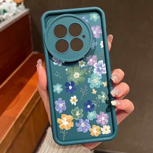 Funda de teléfono para OnePlus 13R 11R 12 13 13T ACE 5 cubierta de flores de silicona a prueba de golpes - Imagen 14 de 17