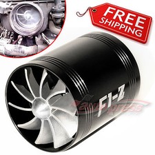 Air Intake Dual Fan K Turbo Supercharger Turbonator Gas Fuel Saver Fo Mitsubishi