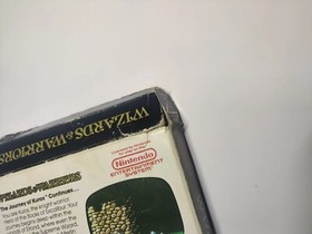 Authentic Wizards & Warriors Nintendo System 1987 NES Cart and Box** Rare