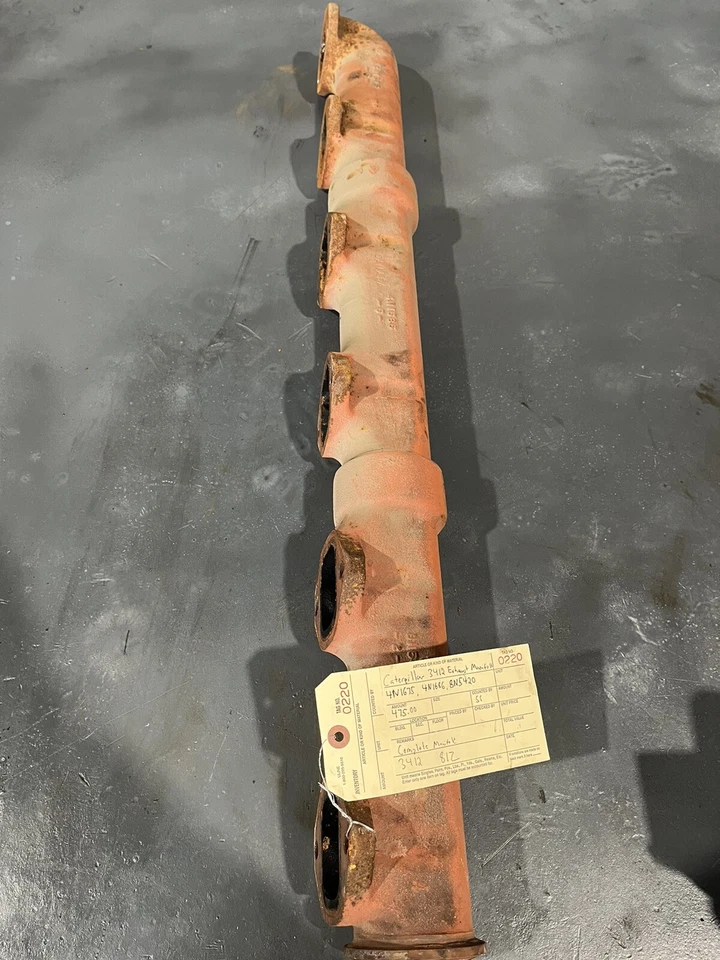 Colector de escape motor diésel Caterpillar 3412 4N1675 4N1686, 8N5420 Foto 2 de 4