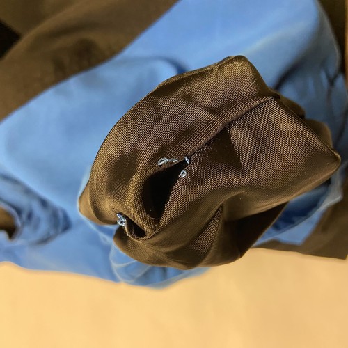 Cypress Point Golf Mens 1/4 Zip Windcheater Black/Blue Size Large Zip sleeves - Picture 13 of 14