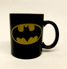 Batman DC Comics Black  Yellow 12 Ounce Ceramic Coffee Mug Cup S13