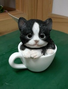 Fairy Cat Figurine Gatto Gattino Chat Katze Kitten Felix Piccolo Tazzina Caffe Ebay