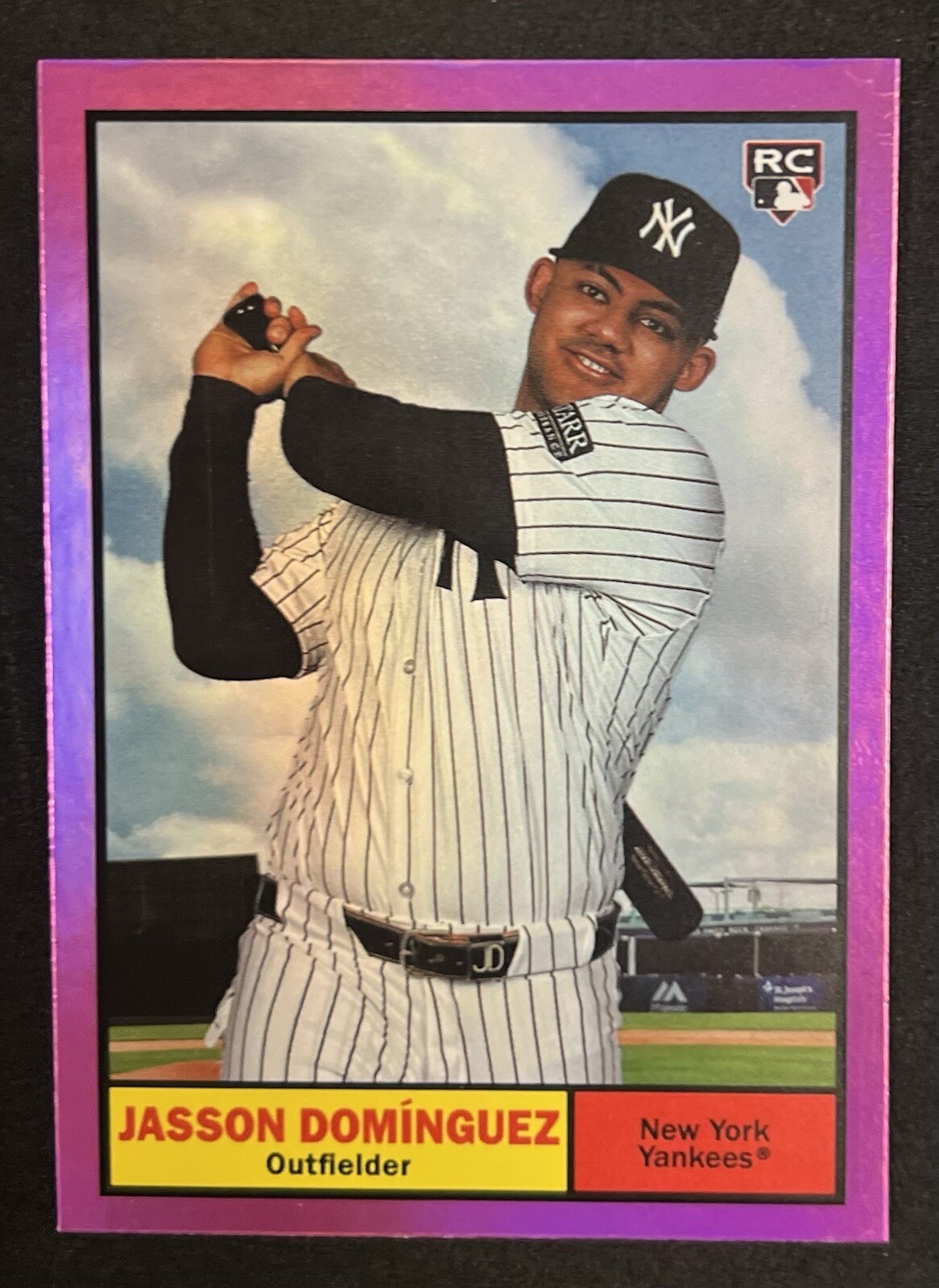 Jasson Dominguez #1 2024 Topps Archives Rookie Pink Foil - NY Yankees RR1