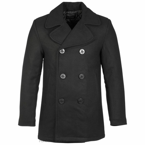 Highlander Pea Coat Black | eBay