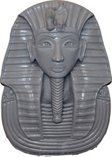 Mold Plaque Pharaoh Antique Egyptian Wall Room Decor ABC plastic D38