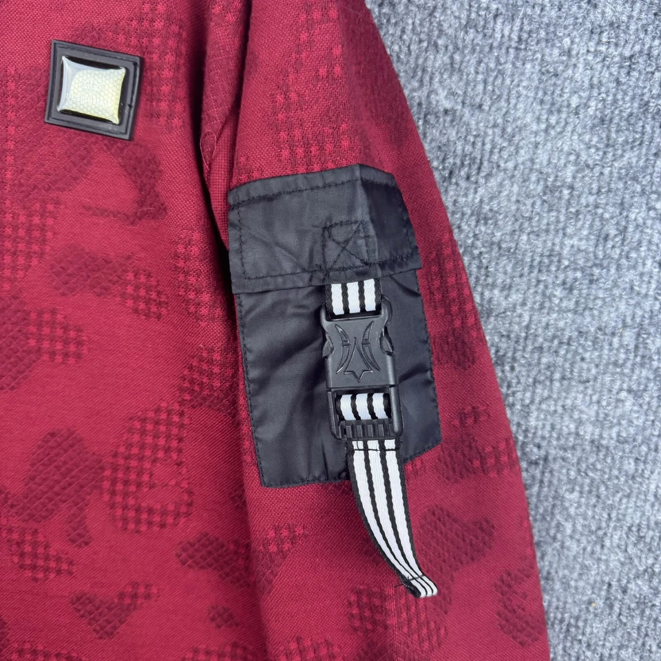 Suéter Addiction Para Hombre 32 Bolsillo Rojo Manga Larga Hecho en Italia Foto 2 de 4