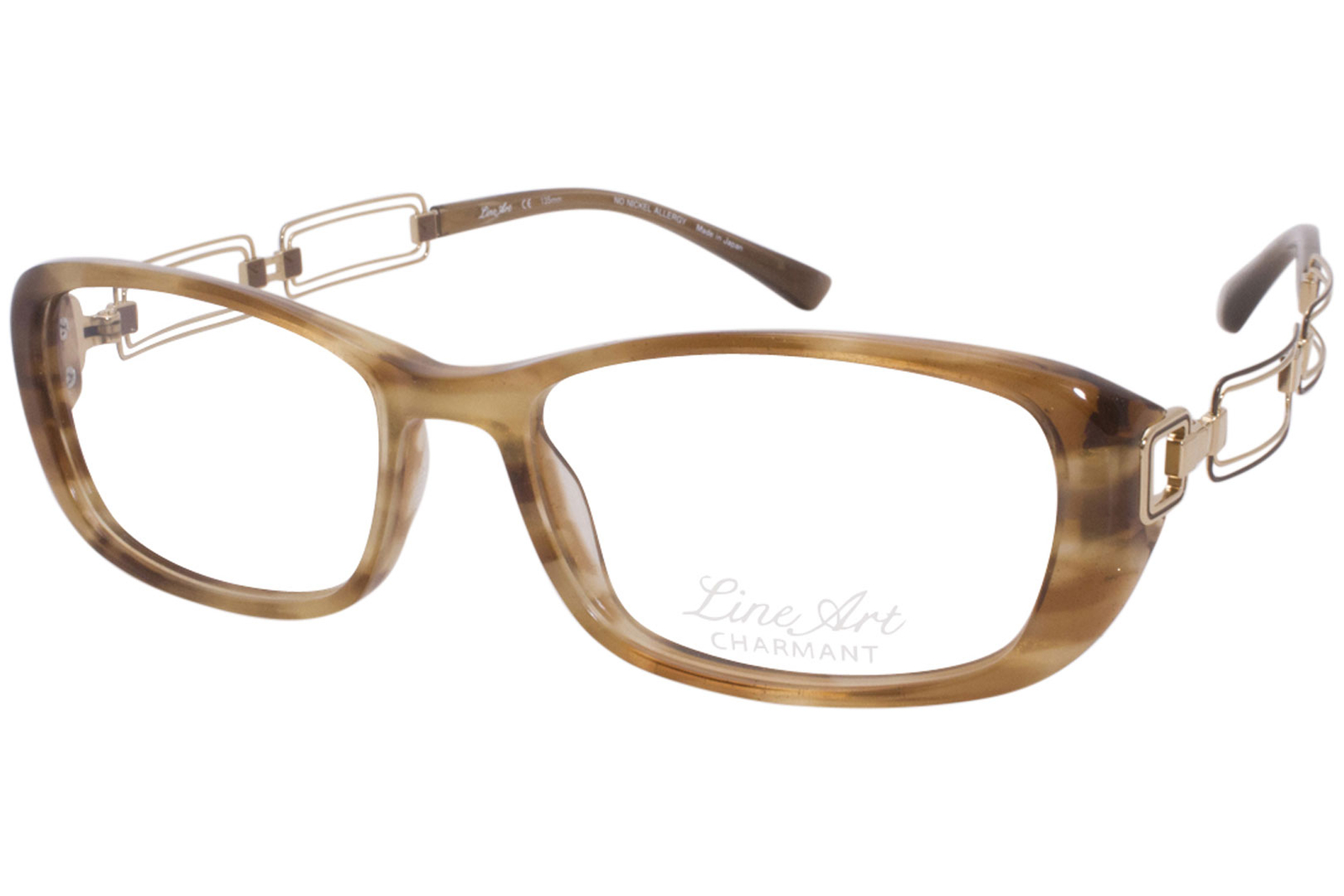 Очки Charmant Line Art Eyeglasses XL2032 XL/2032 DB в демисезонной коричневой оправе 52 мм