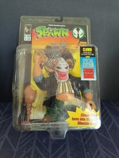 McFarlane Toys Spawn Clown Action Figure w/special edition Comic Book 