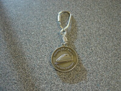 Intercity Express ICE Deutsche Bahn Germany High Speed Train Rare Key Chain