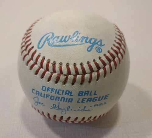 Signed Official California League  Baseball w 2 Autographs - Picture 3 of 5