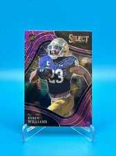 KYREN WILLIAMS 2022 Select Draft Picks Purple Lazer Prizm #120 RC Mega Box SSP