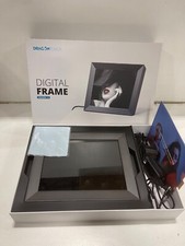 Dragon Touch Classic Digital Picture Frame - Brown, 10"