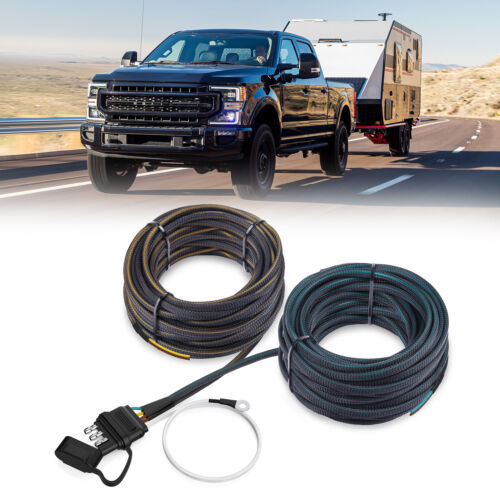 50FT 4 Pin 5 Wire Trailer Wiring Harness,Trailer Light Kit 5 Wire 4 Pin Harness - Picture 10 of 24