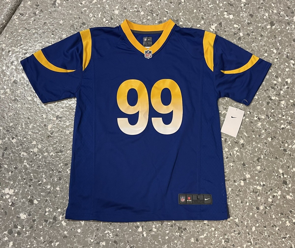 Aaron Donald Los Angeles Rams Nike Game Jersey Youth Large New With Tags