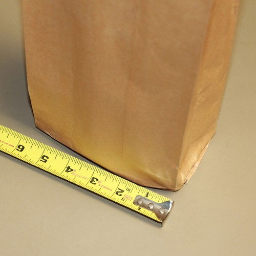 (5 each )Gift/Coffee Stnd-Up Bag of Brown Kraft & Aluminum Foil 13x6x3 Gusset - Picture 7 of 8