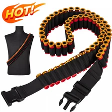 50 Rounds Shotgun Shell Bandolier for 12 & 20 Gauge Tactical Hunting Ammo Pouch