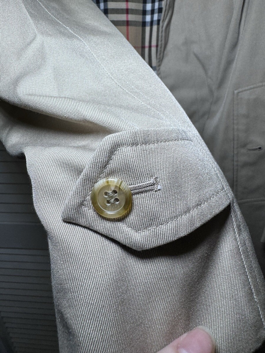 バーバリー　ナイロンコート　50 Burberry's London Men's Size 50Reg Beige Trench Coat Vintage