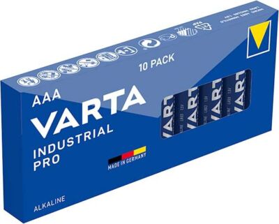 VARTA 10er Pack Industrial Pro 4003 Micro AAA Alkaline LR 03 1,5 Volt