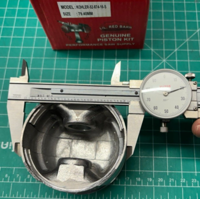 1 NEW STANDARD PISTON KIT FITS KOHLER KT17, M18, MV16, MV18, 52 1 NEW STANDARD PISTON KIT FITS KOHLER KT17, M18, MV16, MV18, 52