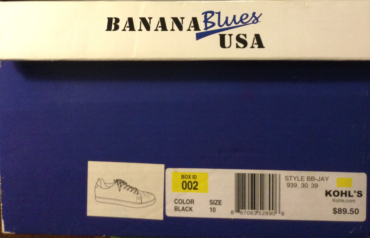 その他 Made in USA Banana Blues USA Men's Black BB-JAY Casual Shoes Sneakers Men Size