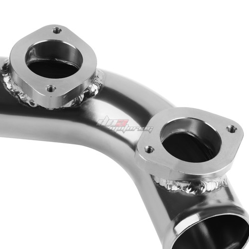 TYPE-S 2.5" 70 ELBOW DUAL FLANGE PIPE ADAPTOR+TURBO BLOW OFF BOV BOOST X2 GOLD - Picture 3 of 10