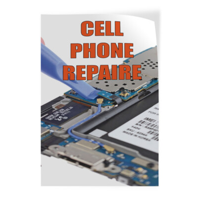Door Decals Vertical Vinyl Stickers Cellphone Repair Industrial Vinyl Retail