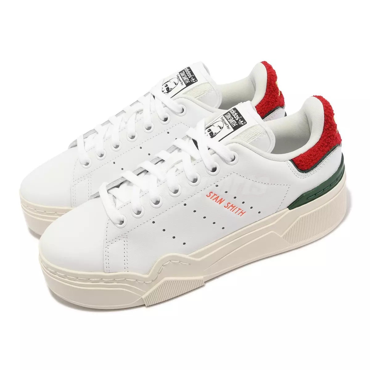 adidas Originals Stan Smith Bonega 2B W White Red Women Casual