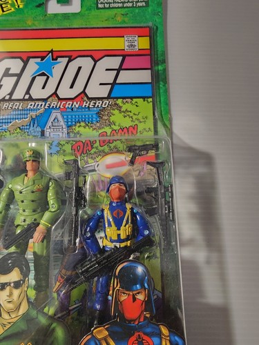 G.I. Paquete de cómics Joe #5 Ralph ""Steeler""/Bandera general/Oficial Cobra Paquete de 3 - Imagen 4 de 10