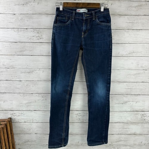 Levi's 511 Performance Slim Blue Jeans Boys Size 14 Reg 27 X 27 (measures 26x27) - Picture 5 of 13