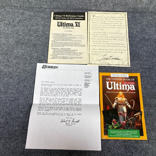 Ultima VI False Prophet Special Signature Collectors Edition IBM DOS PC Big Box - Picture 15 of 18