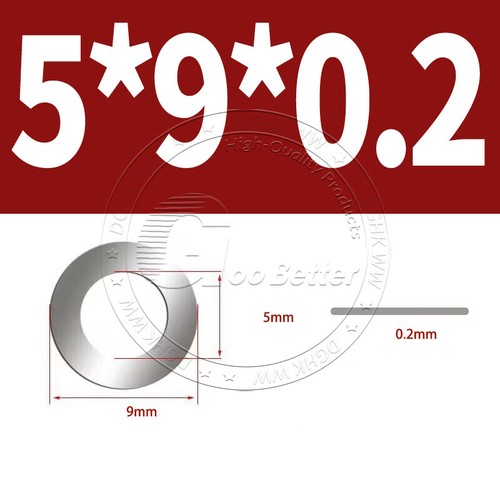 Shim Washers 0.1/0.2/0.3/0.5mm Thick DIN 988 High Quality 304 Stainless Steels - Picture 216 of 239