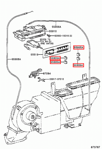 Genuine Hilux LN109 LN108 LN107 LN106 Dash Heater Fan Control Switch Knob x2 - Picture 18 of 20