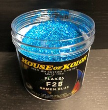 House Of Kolor Metal Flake F28 Kamen Blue Flake 6 Oz