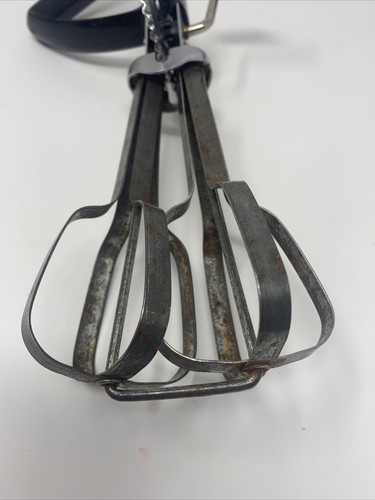 Ekco Stainless Steel Egg Beater Hand Cranked Mixer Slanted Handle Works Great US - Picture 6 of 6