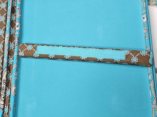 Nuevo con etiquetas Vera Bradley Totally Turquesa Portafolio Estuche Rígido Correa Carcasa - Imagen 9 de 10