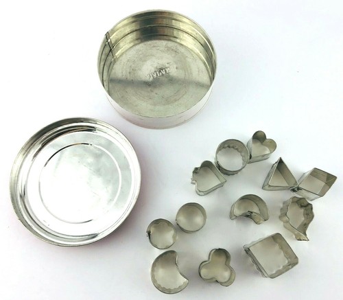 Vintage Canape and Hors D’Oeuvre Cutters Various Styles Set of 12 - Picture 6 of 6