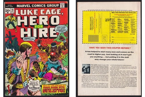 Luke Cage Hero for Hire Volume 1 #16 December 1973 - Picture 3 of 3