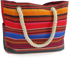 Baja Beach Bag Waterproof Canvas Tote Large 641361813900 Ebay Baja Beach Bag Waterproof Canvas Tote Large Shoulder With Zipper Pocket