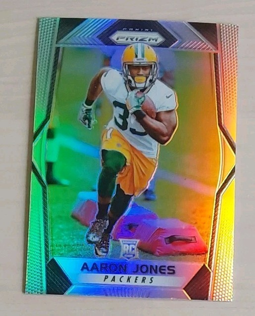 2017 Panini Prizm - Rookies Aaron Jones #288 Silver Prizm (RC)