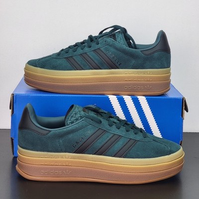 Adidas Gazelle Bold Women's Size 8 Athletic Shoes Green Training Sneakers