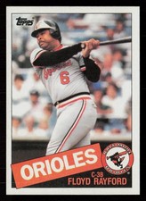Floyd Rayford 1985 Topps #341 Baltimore Orioles Baseball Card
